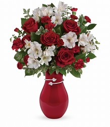 Teleflora's Pair Of Hearts Bouquet from Backstage Florist in Richardson, Texas